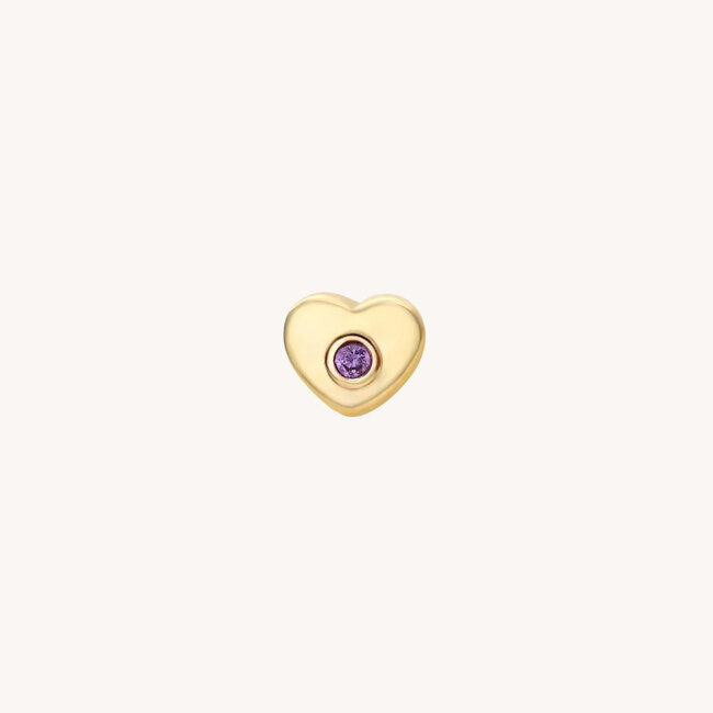 14K Massief Goud Threadless Labret Summer Fling