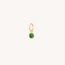 J&Co. Emerald Charm Gold Plated