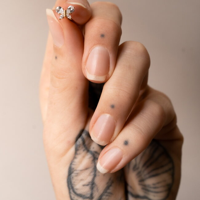 Papilio Butterfly Piercing Titanium