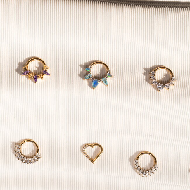 Love Affair Click Ring Titanium