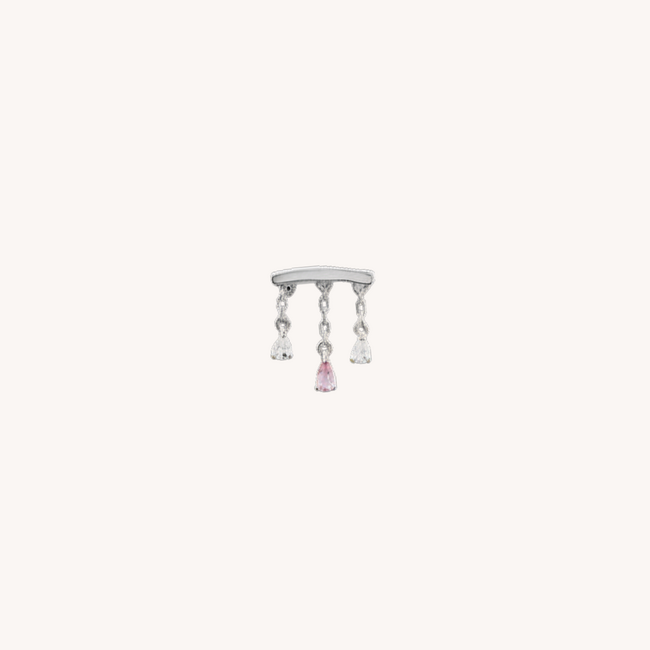 Aluna Amethyst Hidden Helix Piercing 14K