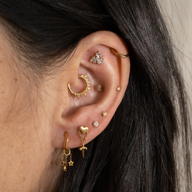 Heartblade Piercing Titanium