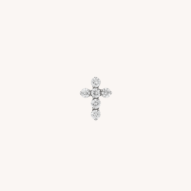 Cross Piercing Titanium
