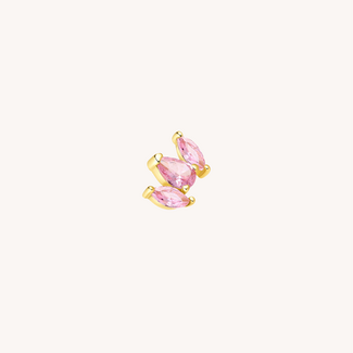 Dear Diary Pink Marquise Piercing 14K