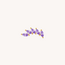 Fangirl Purple Piercing 14K