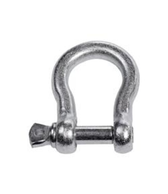 Hoenderop BV H-shackle, SWL: 1,100 kg, Shackle Diameter: 19 mm, Material: galvanized, Bolt Diam.: 19 mm, Approx. Weight: 1.0 kg