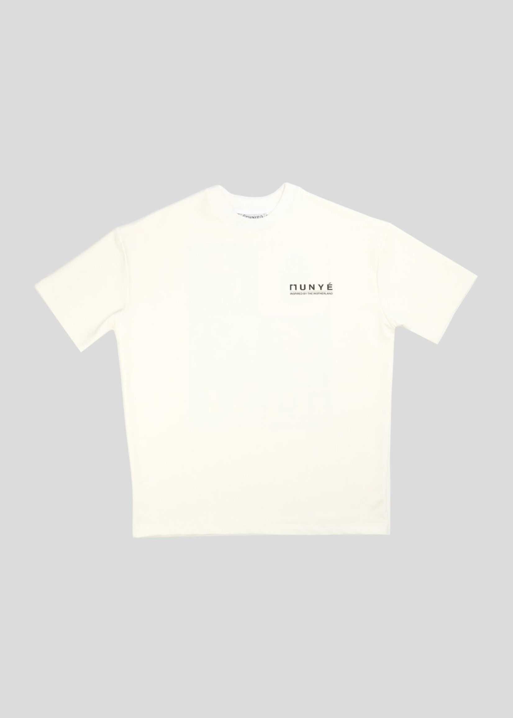 Munyé Origins MUNYÉ TEE BACK CALLI OFF-WHITE