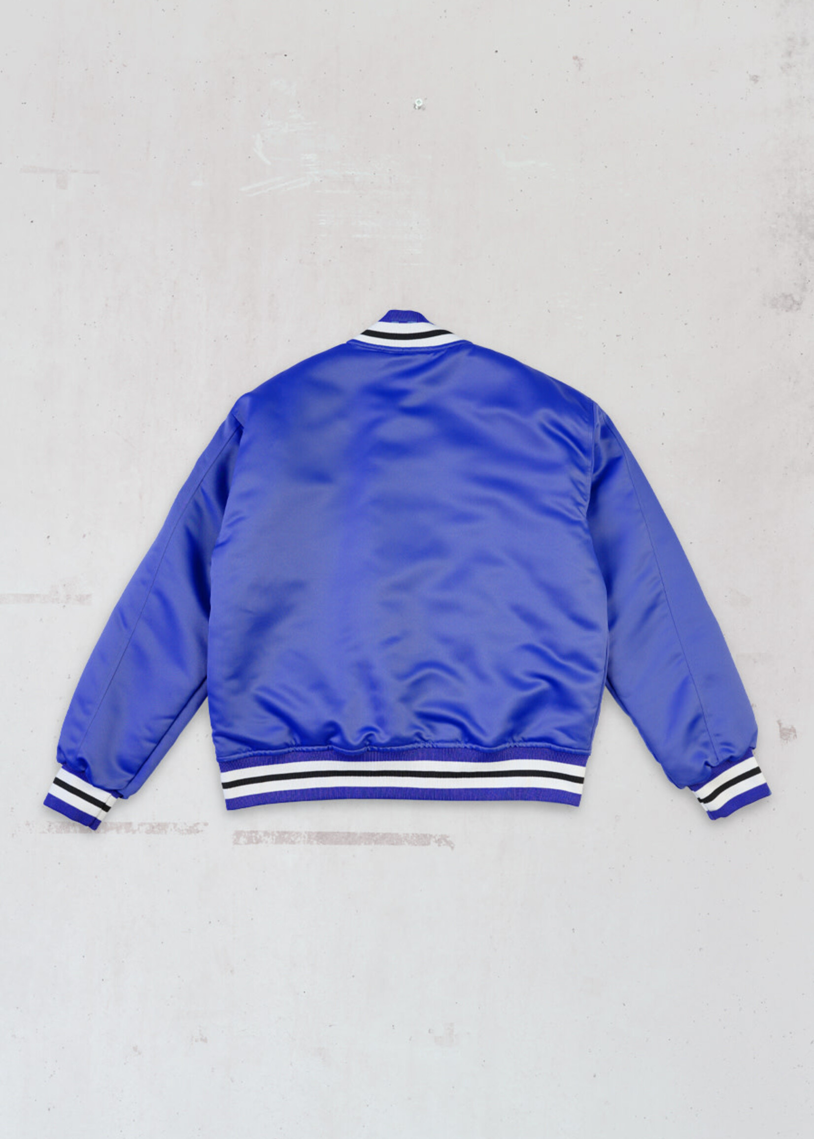 Nike Blue Pattern Skull Bomber Jacket - Tagotee