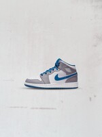 Air Jordan Air Jordan 1 Mid True Blue Cement (GS)