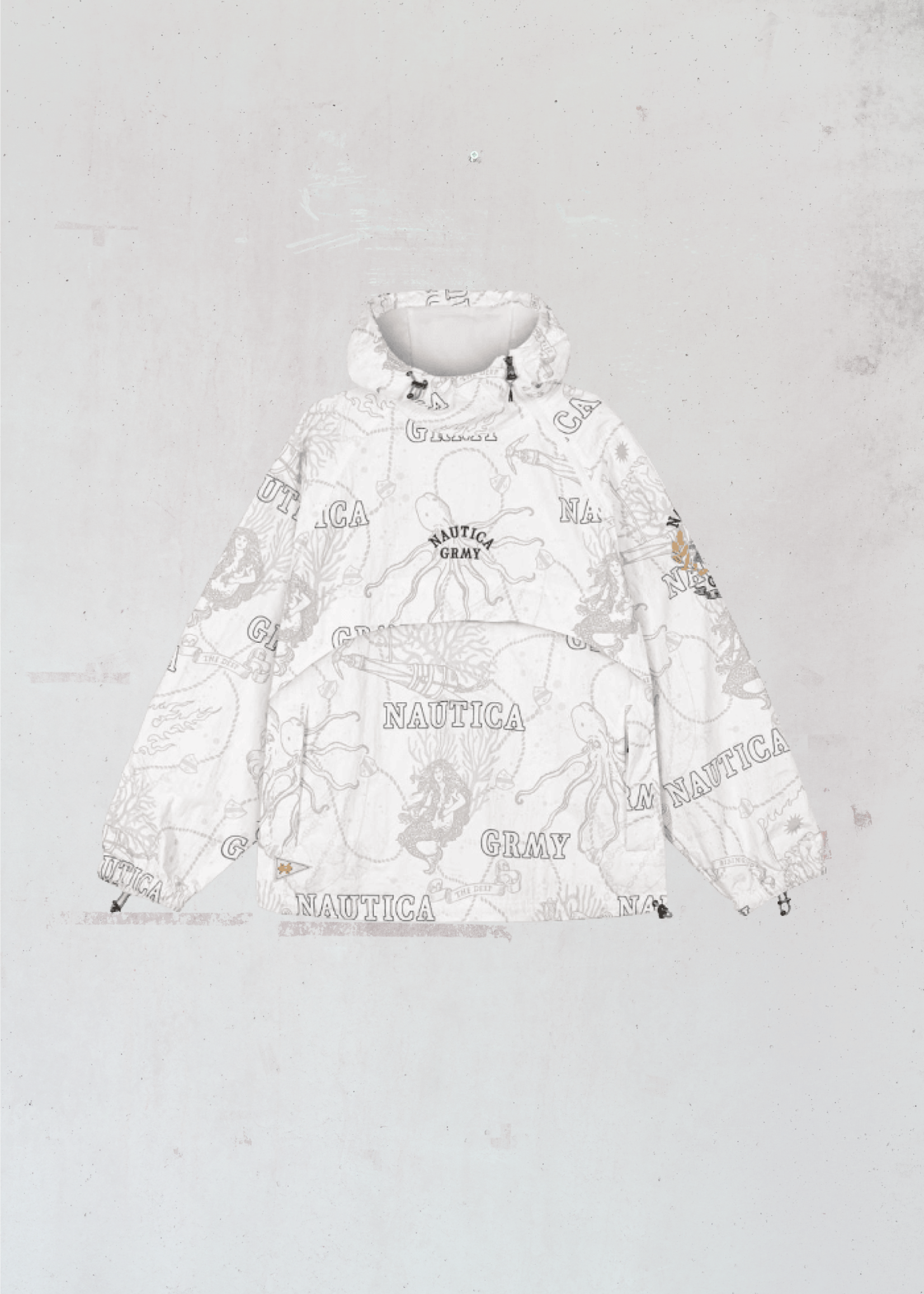 Grimey Wear Grimey Nautica X GRMY Track Jacket White