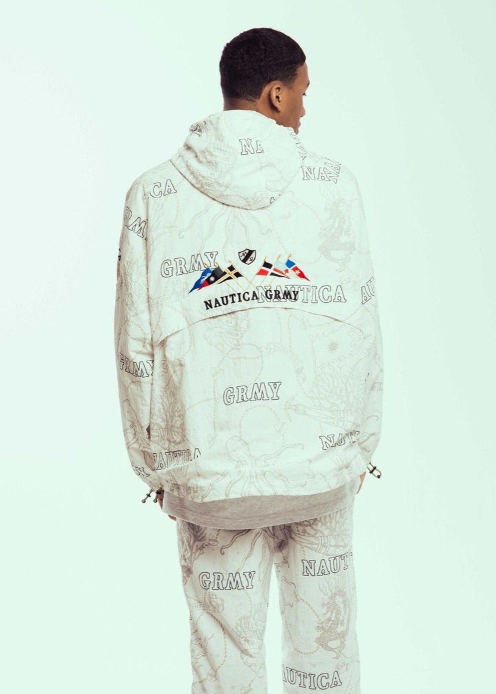 Grimey Wear Grimey Nautica X GRMY Track Jacket White