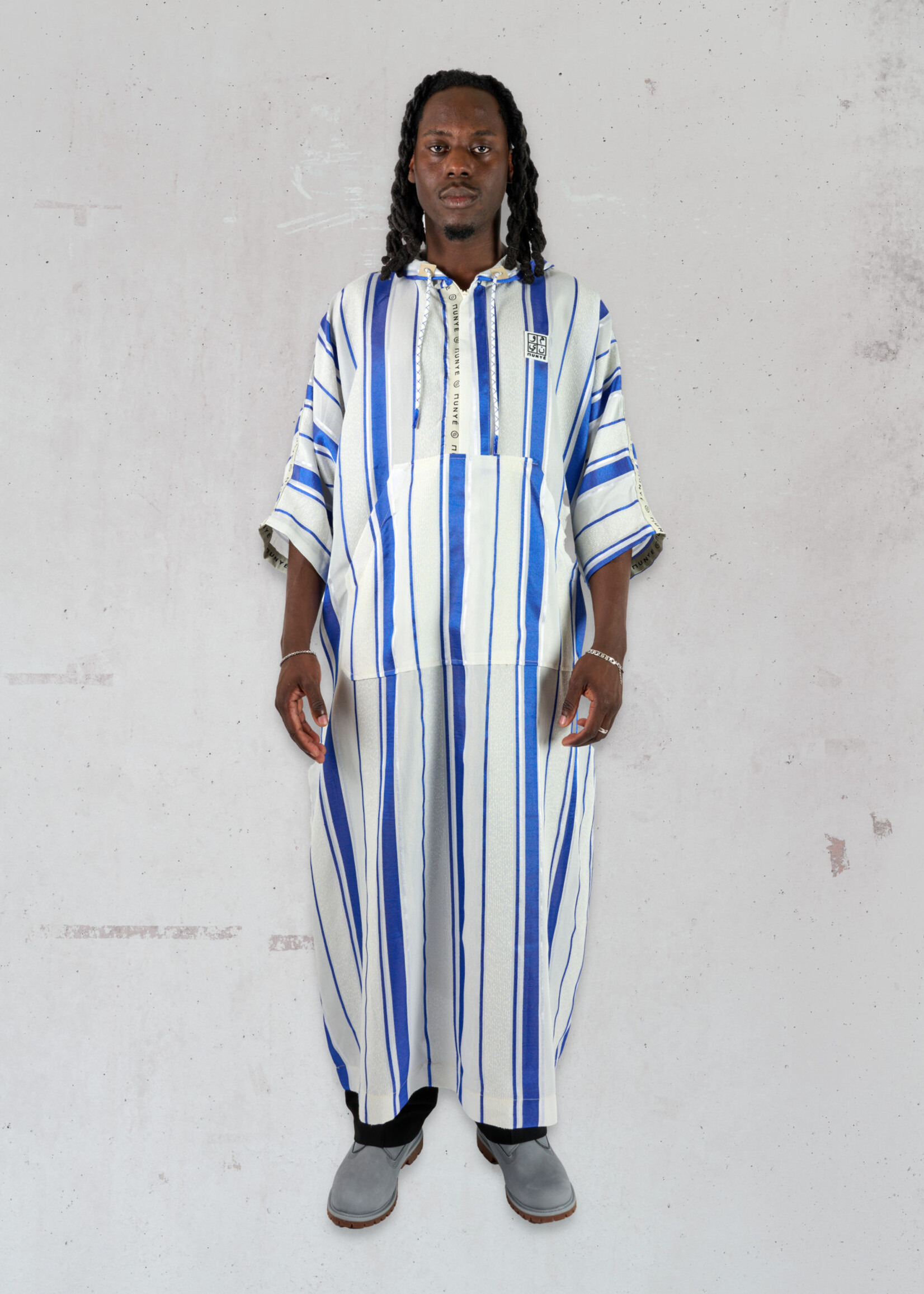 Munyé Origins Munyé Origins Djellaba Blue Stripe