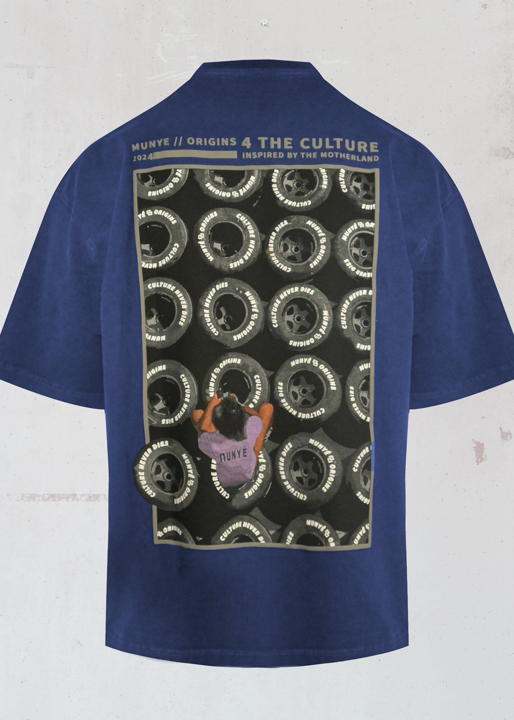 Munyé Origins MUNYÉ 3D Tire Track Tee
