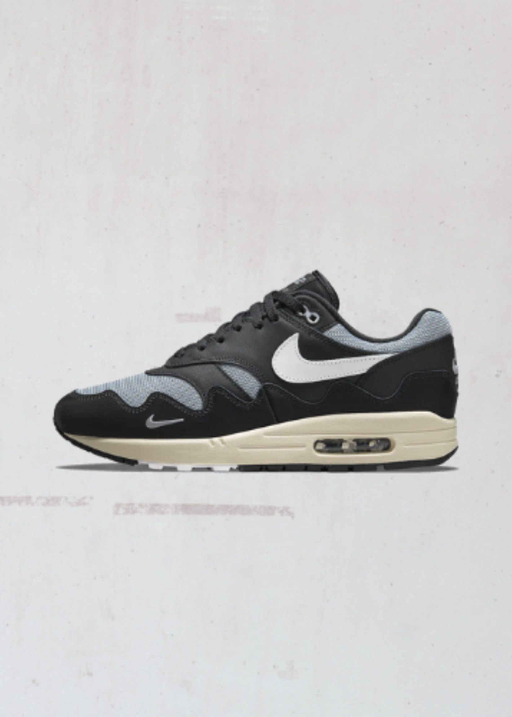 Nike Nike Air Max 1 Patta Waves Metallic Silver White Black