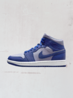 Air Jordan Jordan 1 Mid Se Iron Purple Deep Royal (women's)