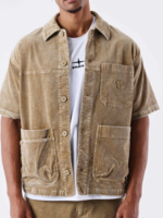ProjectXParis ProjectxParis Fluweel Corduroy Overhemd Beige
