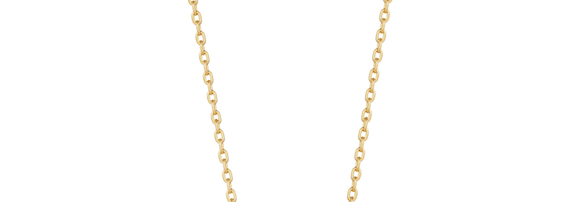 Sparkle Emblem Chain Ketting - Gold plated