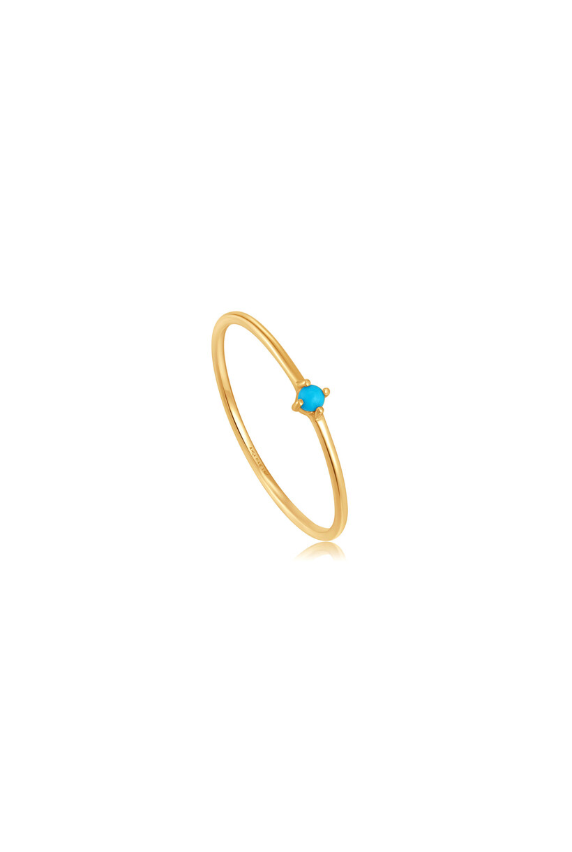 14kt Gold Turquoise stone ring