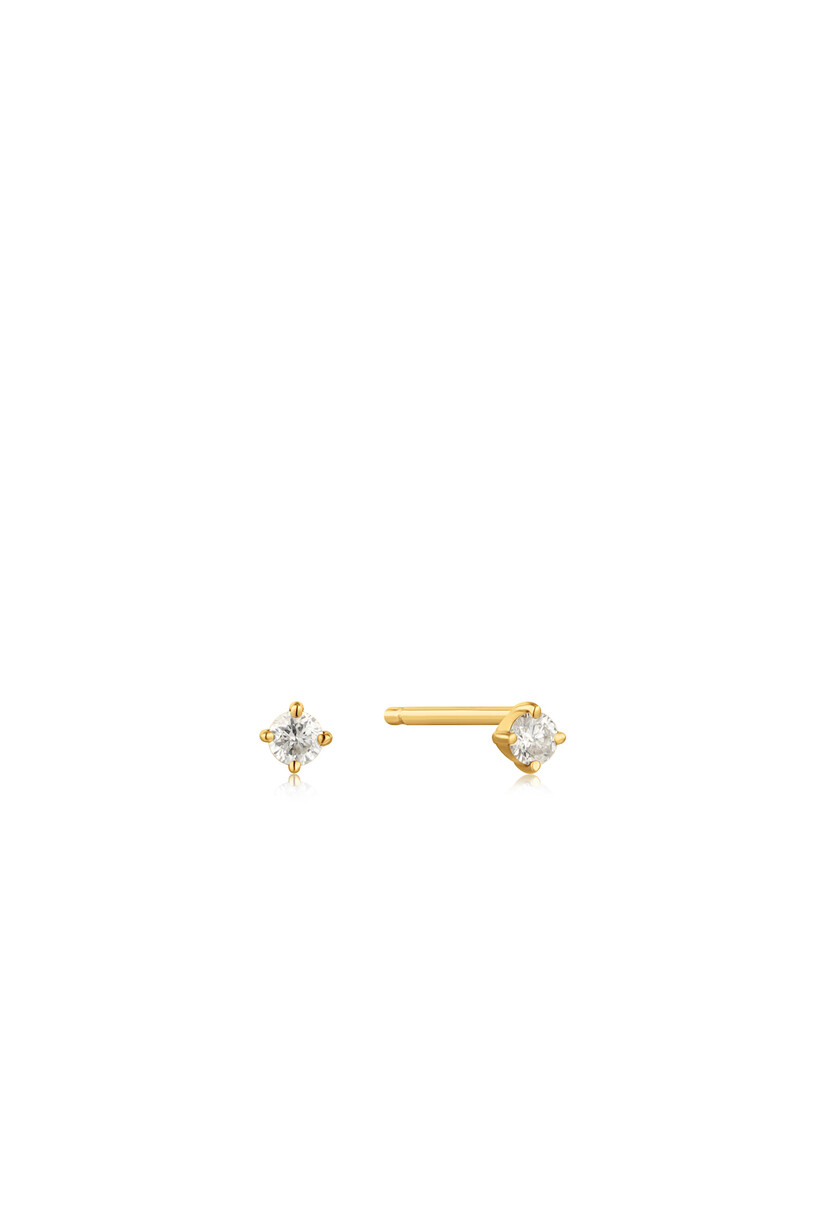 Natural Diamond Stud Oorbellen
