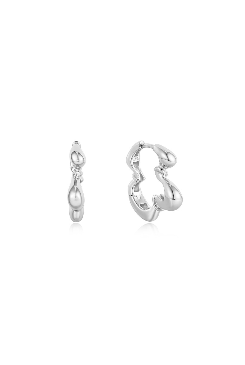 Twisted Wave Hoop Oorbellen