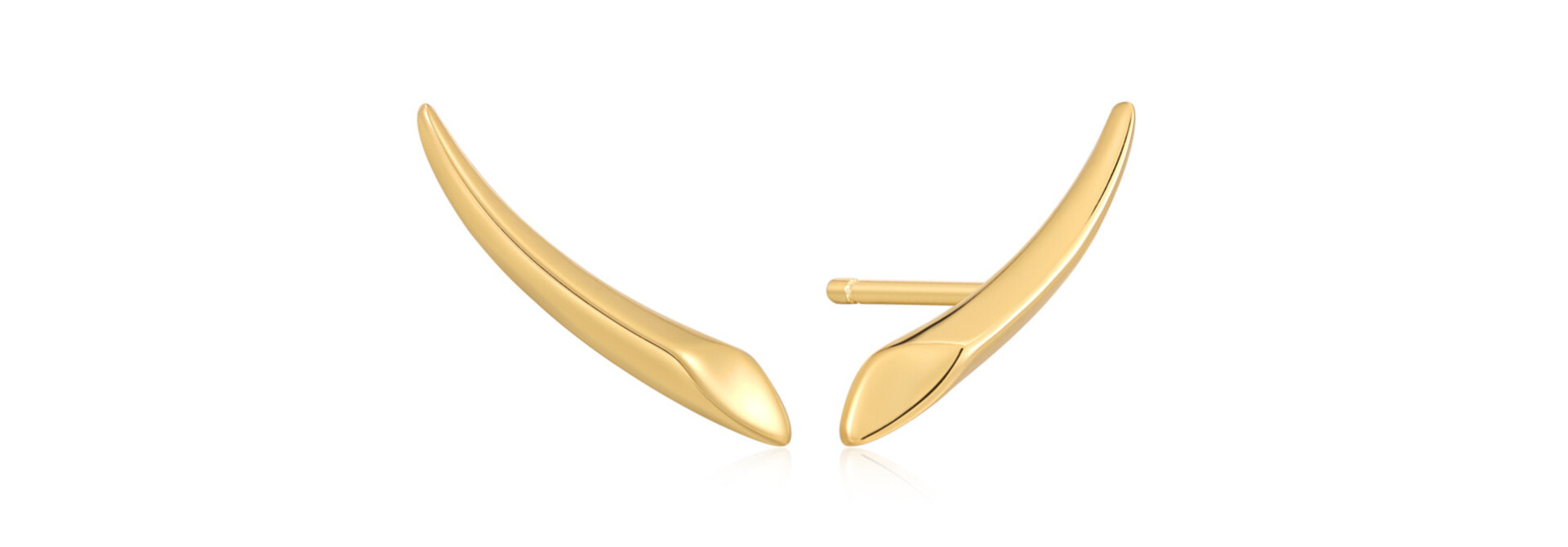 Arrow Climber Studs - Gold plated