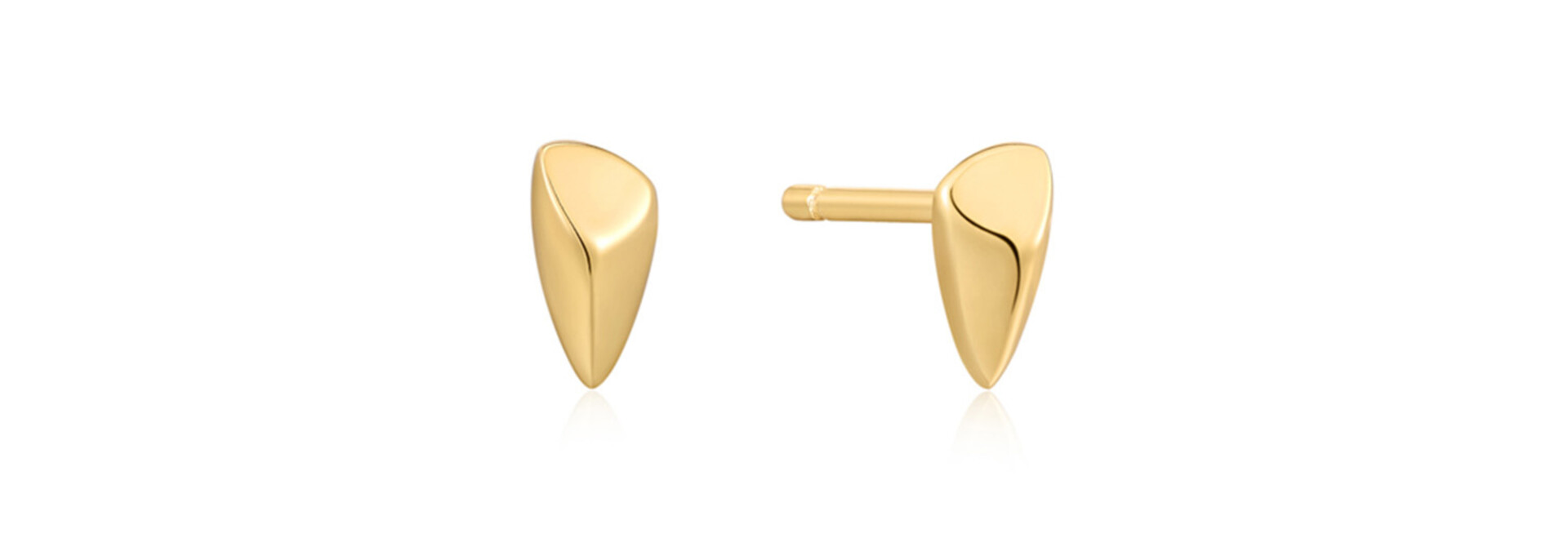 Arrow Studs - Gold plated