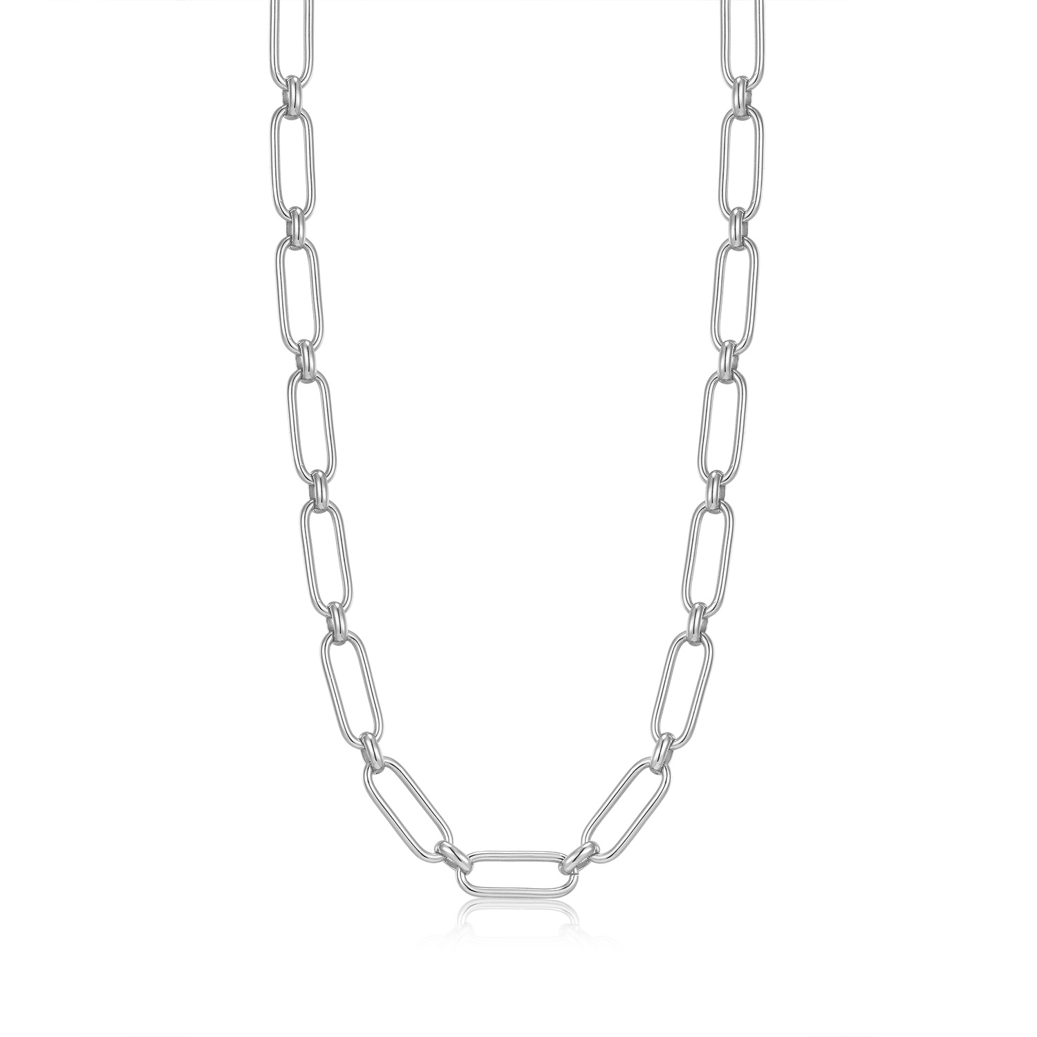 Cable Connect Chunky Chain Ketting - Zilver-1