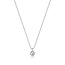 Anker ketting met hanger zilver 4,5 cm