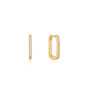 Oorring goudverguld 14 mm