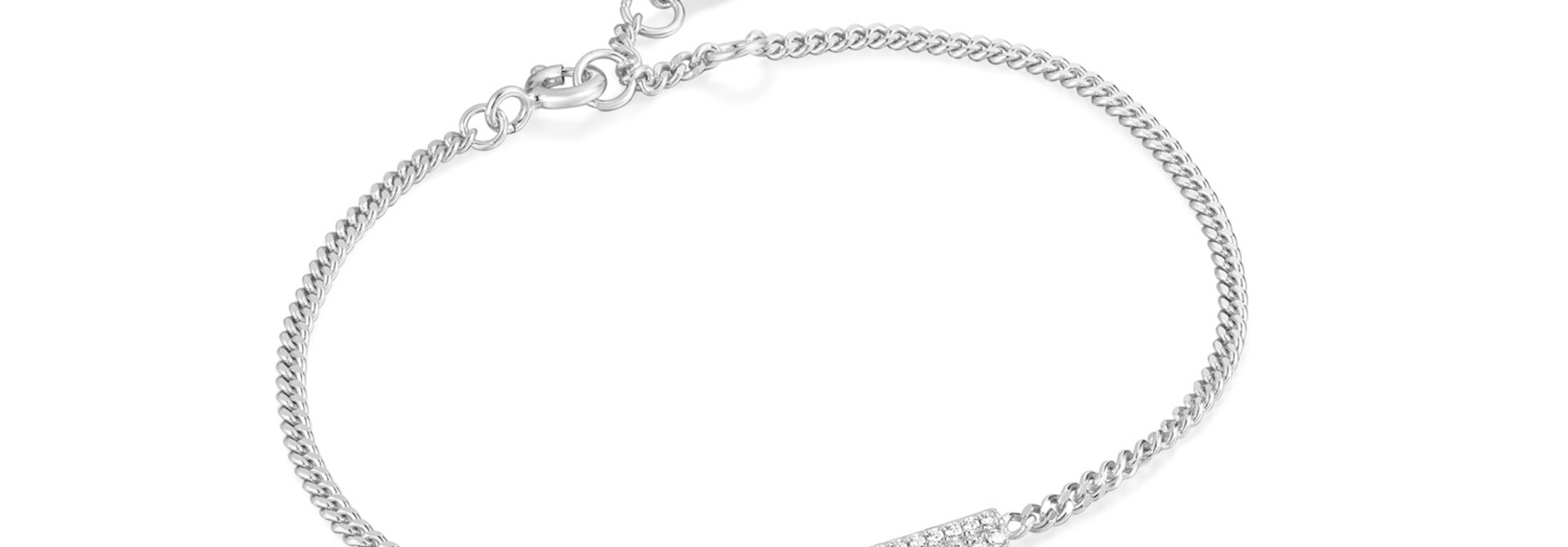 Glam Bar Armband - Zilver