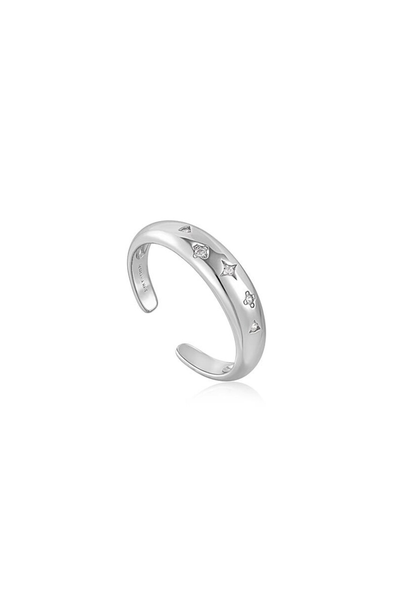 Minimalistische ring zilver one-size