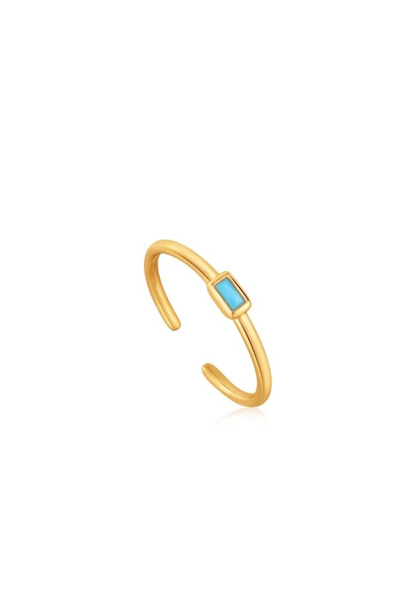 Minimalistische ring goudverguld one-size