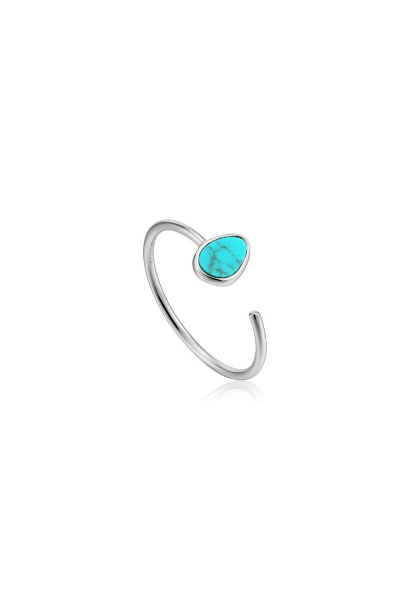 Tidal Turquoise  Adjustable Ring