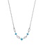 Anker ketting met hanger zilver 43 cm