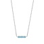 Anker ketting met hanger zilver 45 cm