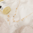 Goudvergulde jasseron ketting 45 cm