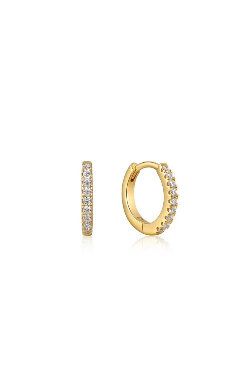 Sparkle Huggie Hoop Oorbellen