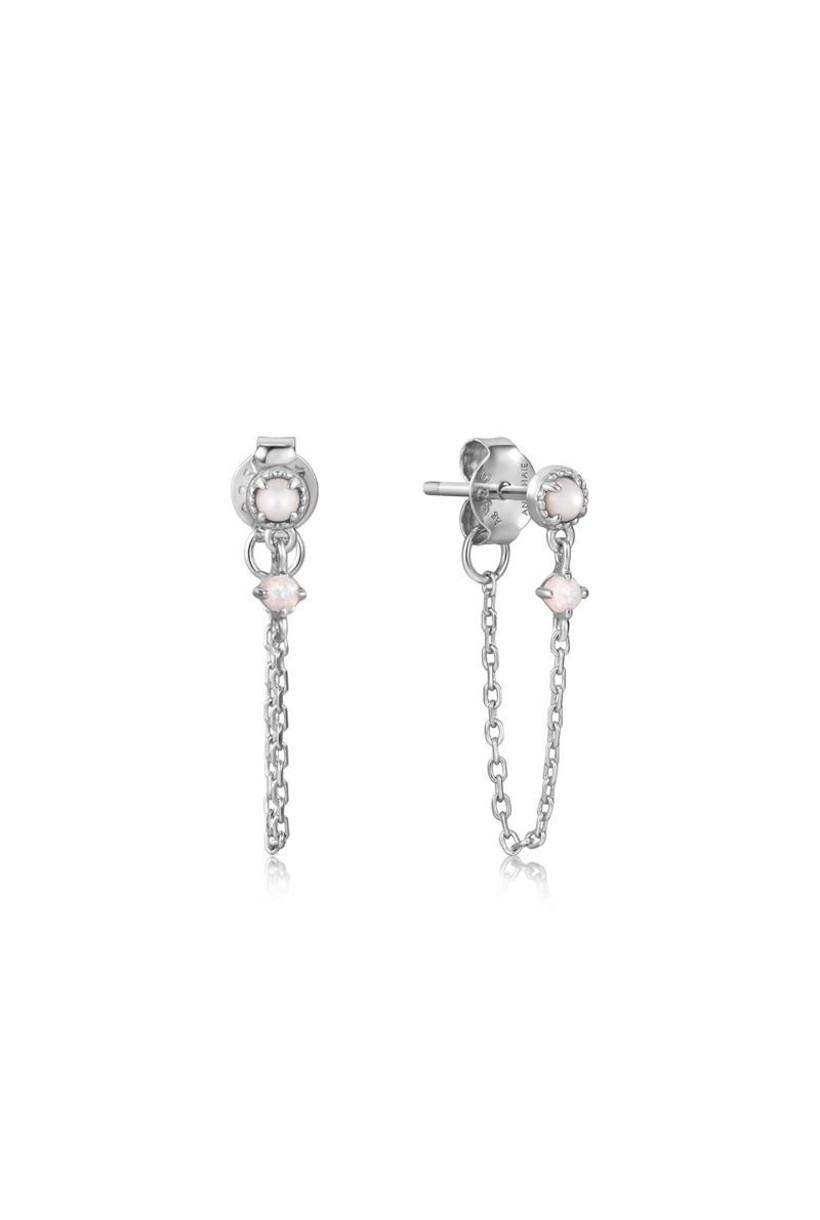 Oorhanger zilver 48 mm
