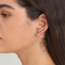 Zilveren oorknopje 10 mm