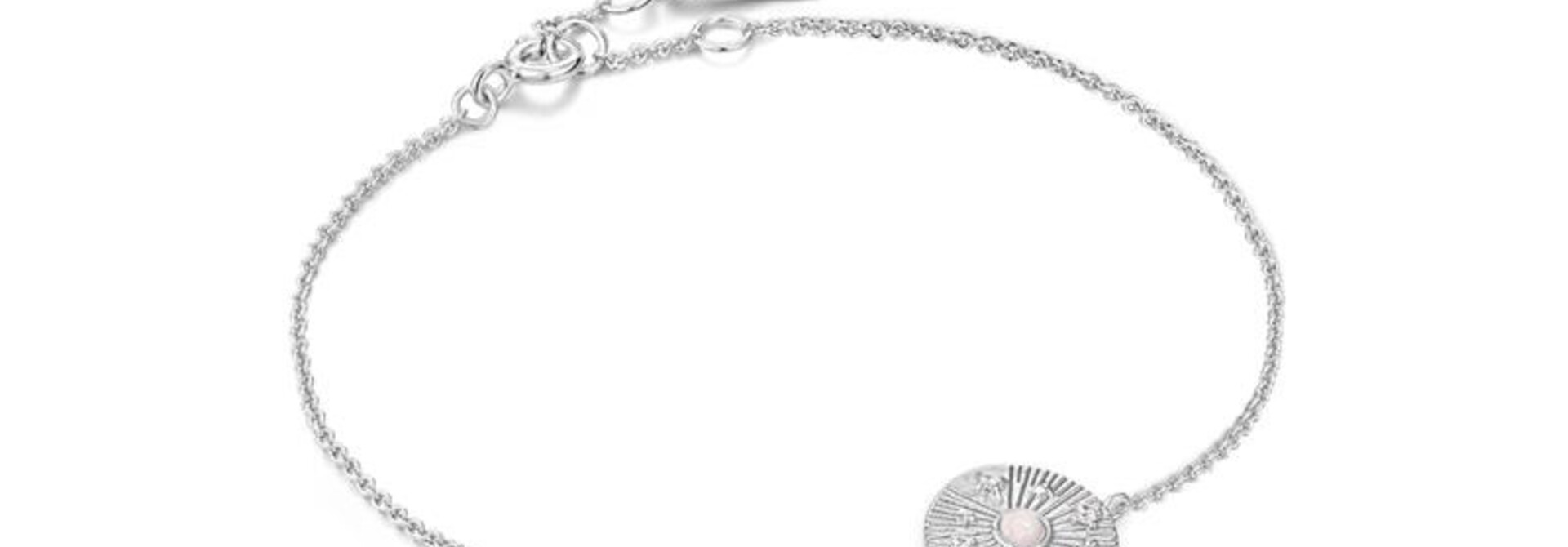 Scattered Stars Kyoto Opal Disc Armband - Zilver
