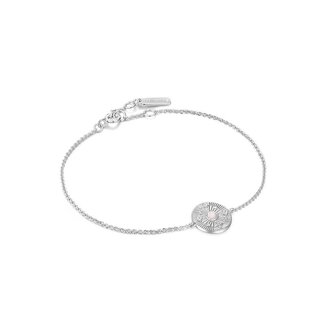 Anker schakelarmband zilver 18,5 cm