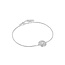 Anker schakelarmband zilver 18,5 cm