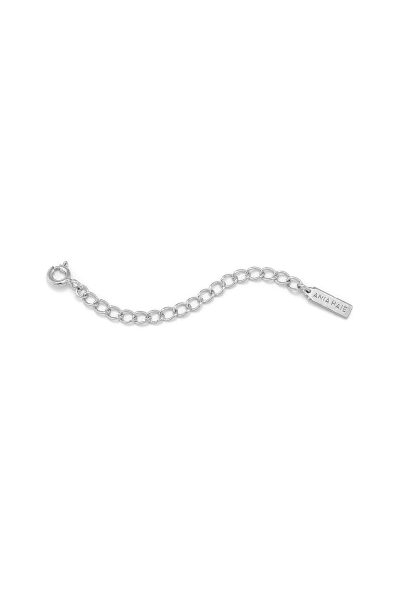 Gourmette verlengkettinkje zilver 5 cm
