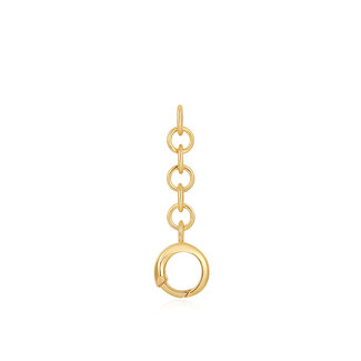 Schakelarmband goudverguld 4 cm
