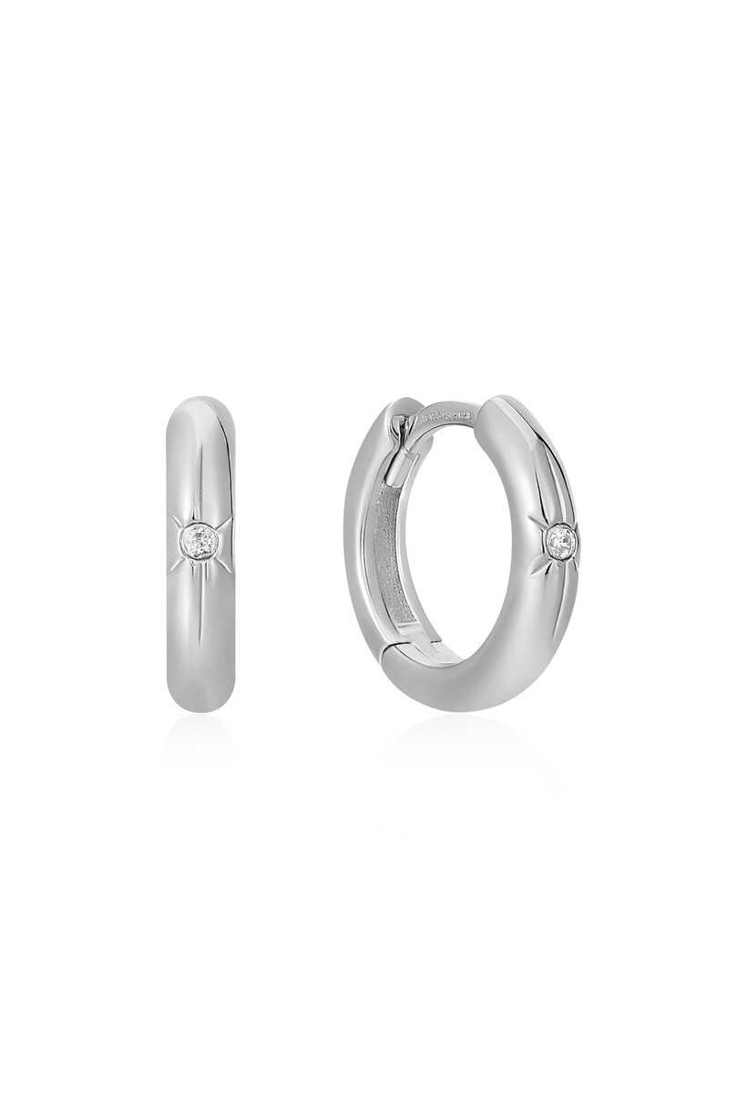 Oorring zilver 12 mm
