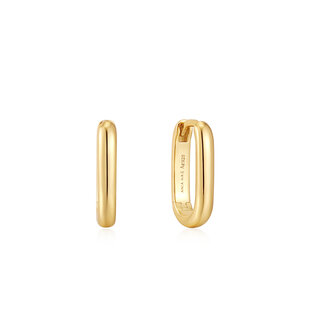 Oorring goudverguld 14 mm