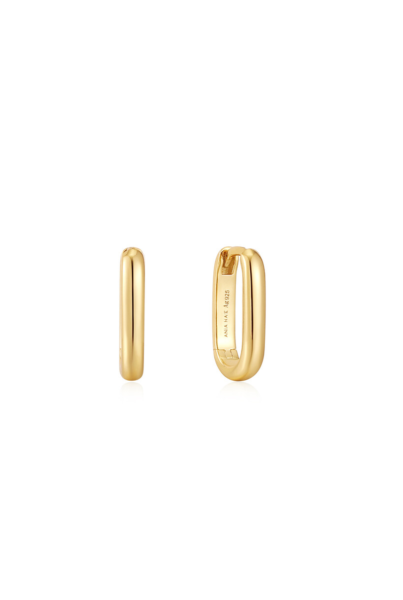 Oorring goudverguld 14 mm