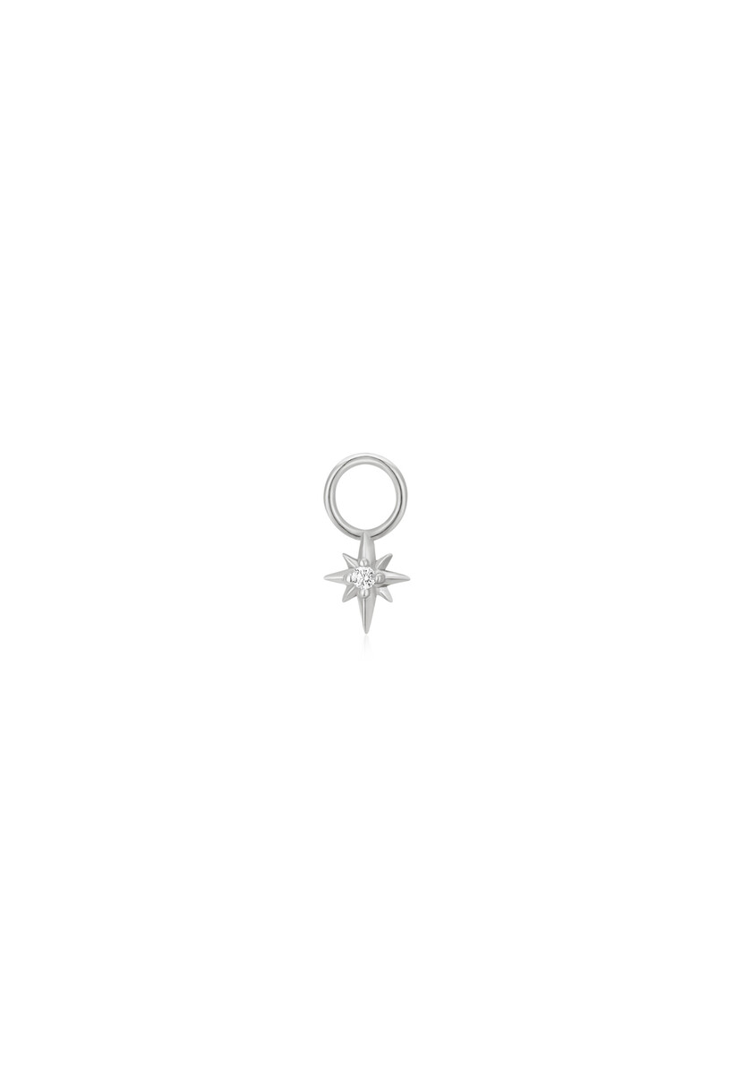 Stervormige bedel zilver 0,6 cm