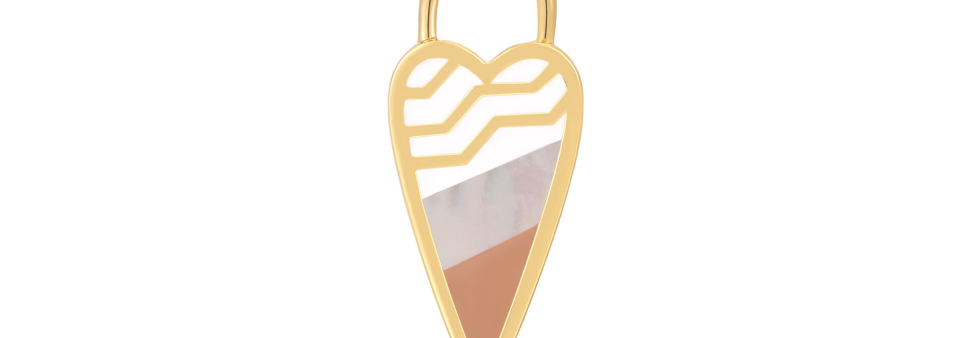 Heart Oorbedel - Gold plated