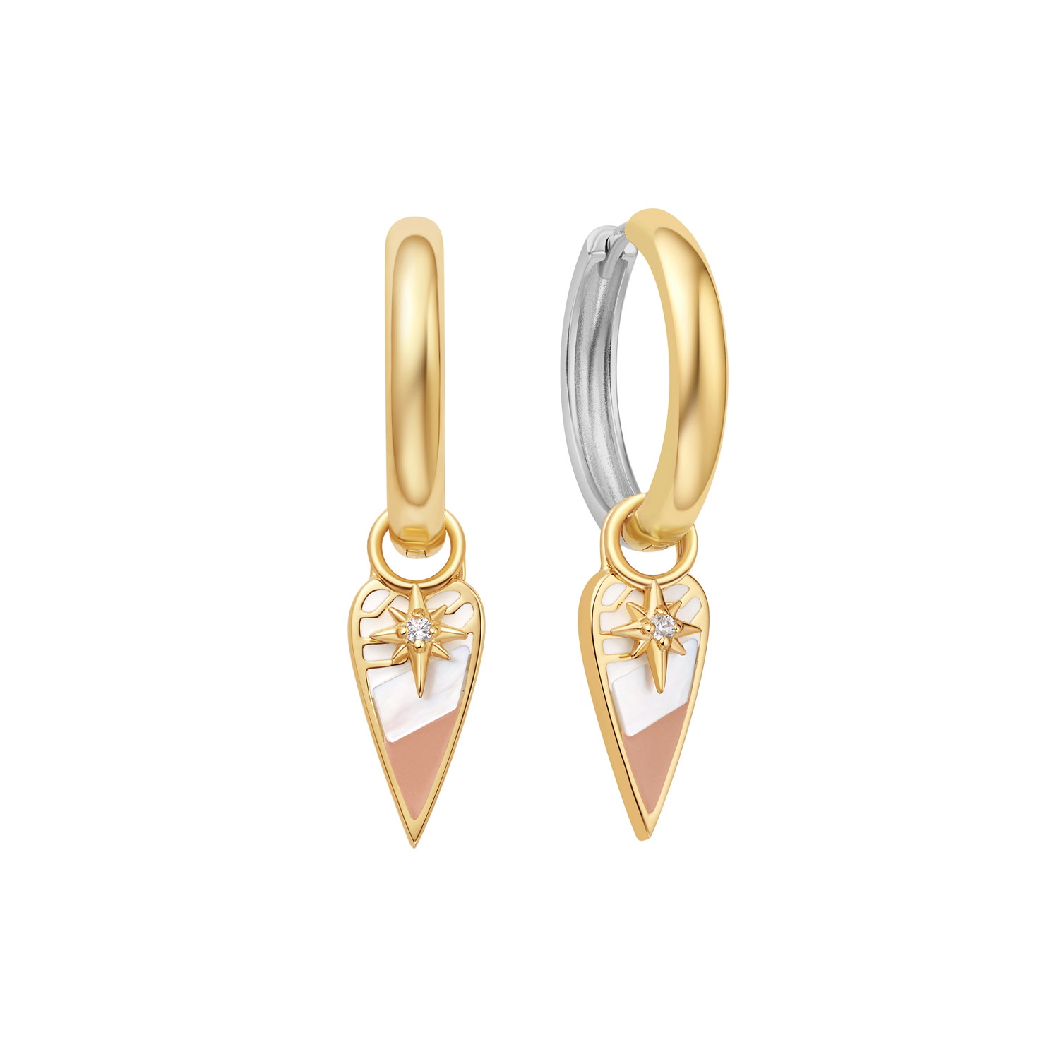 Heart Oorbedel - Gold plated-2